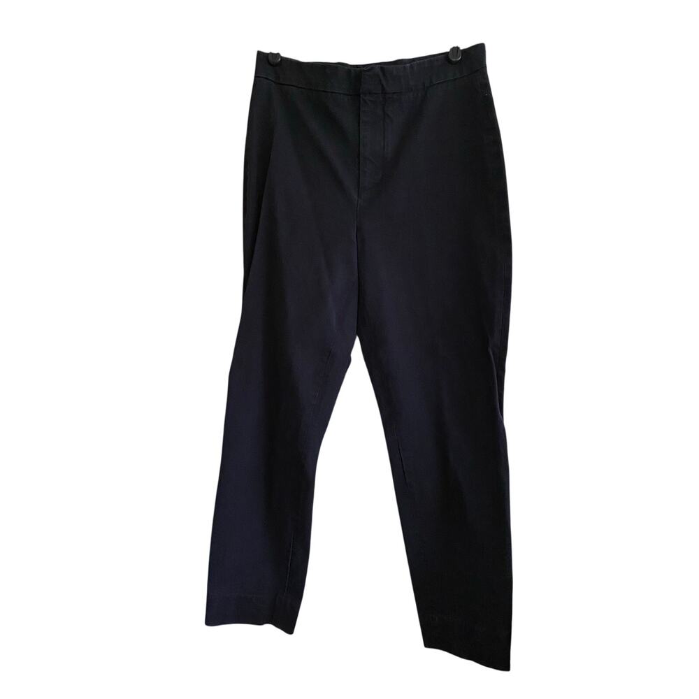 Everlane Faded Black Slim Leg Cropped Trousers Size 6